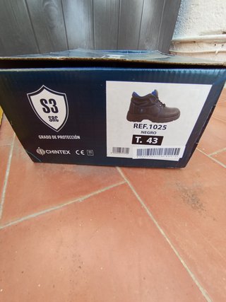 Zapatos de seguridad negros T43