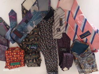 Lote de 9 corbatas vintage