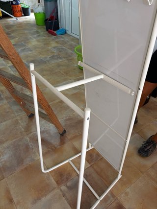 Espejo de pie blanco KNAPPER