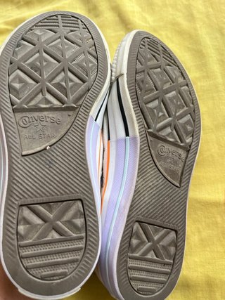 Converse Bambas Beige/Blanco Talla X