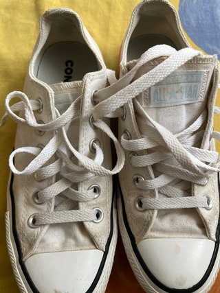 Converse Bambas Beige/Blanco Talla X