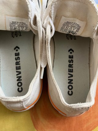 Converse Bambas Beige/Blanco Talla X