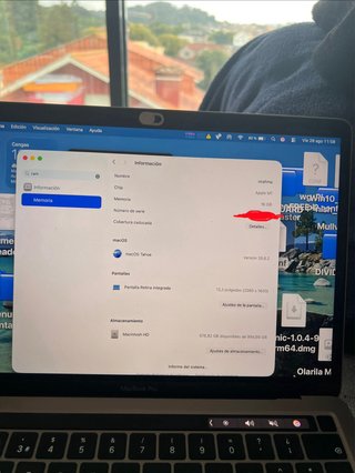 MacBook Pro M1 16GB RAM y 1 TB almacenamiento
