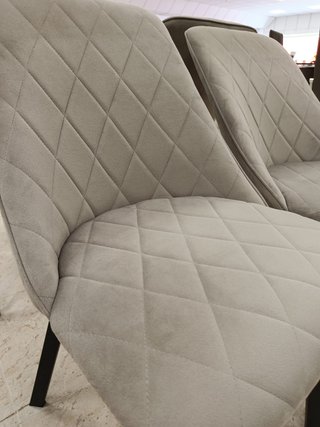 Pack 4 Sillas Terciopelo Gris Nuevas