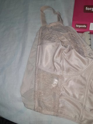 Sujetador Forgarella Beige Encaje Talla 115España