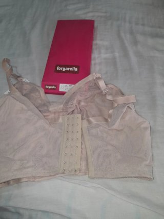 Sujetador Forgarella Beige Encaje Talla 115España