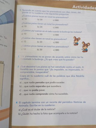El lobo lupas, 3 Primaria el burbujeante mister...