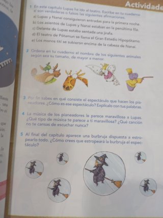 El lobo lupas, 3 Primaria el burbujeante mister...