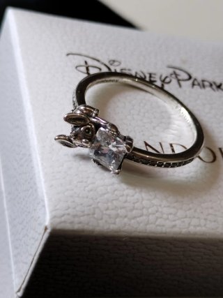 Anillo Pandora Stich con Circonita
