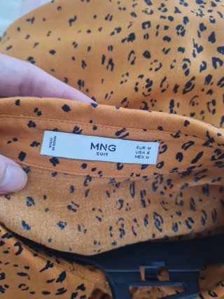 Vestido Mango estampado animal print