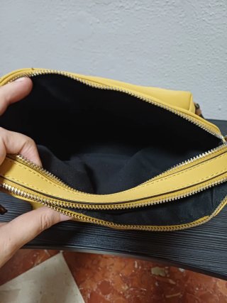 Bolso bandolera amarillo mostaza