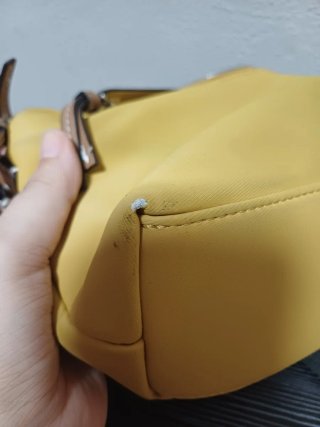 Bolso bandolera amarillo mostaza