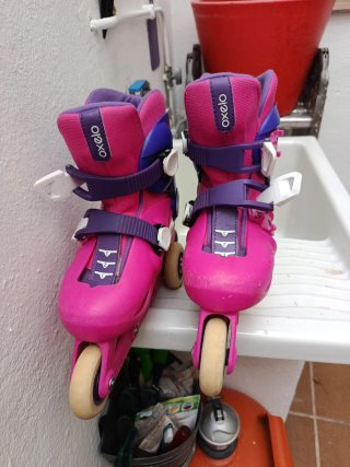 Patines Oxelo Rosas y Morados