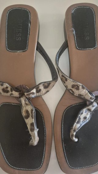 Sandalias Guess Marrones Multicolor