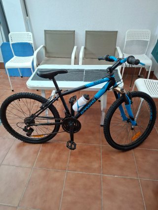 Bicicleta Rockrider Btwin Azul