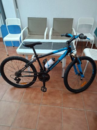 Bicicleta Rockrider Btwin Azul