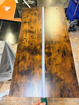 Mesa Escritorio Rústica Madera y Metal