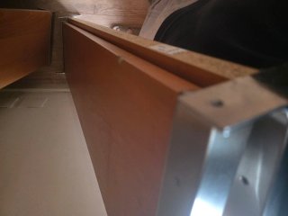 4 Estanterías salón madera y metal