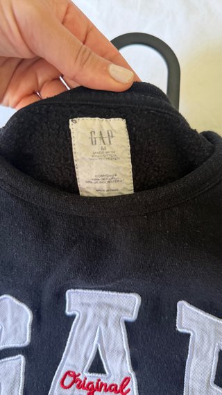 Sudadera GAP Original Negra Mujer Talla S