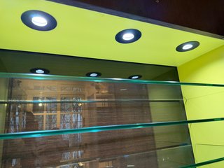 Vitrina expositora cristal iluminada