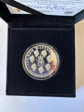 Moneda Plata Gibraltar 5 Libras 2026