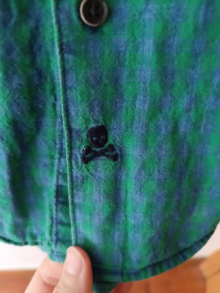 Camisa Scalpers Talla 41 Verde