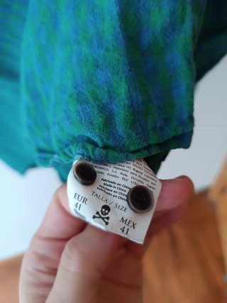 Camisa Scalpers Talla 41 Verde