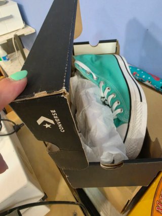 Converse Verdes Talla 40