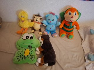 Lote de peluches variados cada uno