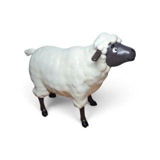 Figura de oveja de bella bestia disney