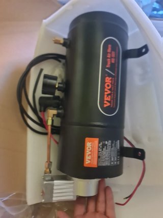 Compresor de aire VEVOR con manómetro