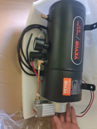Compresor de aire VEVOR con manómetro