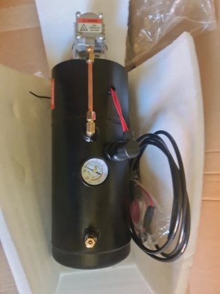 Compresor de aire VEVOR con manómetro