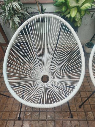 Sillas Acapulco (2 Blancas, 2 Azules)