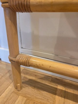 Cabecero de bambú para cama de 90 cm
