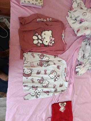Lote 4 camisetas manga larga 7-8 años