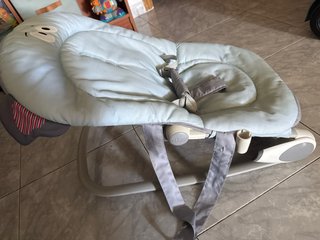 Hamaca para bebé azul y gris chicco