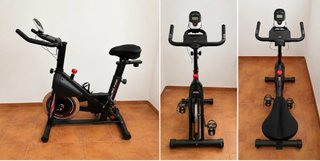 Bicicleta de Spinning Negra