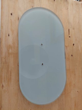 Base de cristal esmerilado para TV Loewe