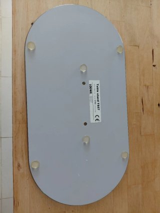 Base de cristal esmerilado para TV Loewe
