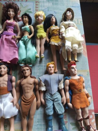 Bambole Disney in porcellana
