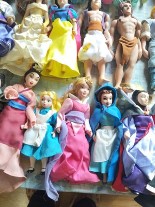 Bambole Disney in porcellana
