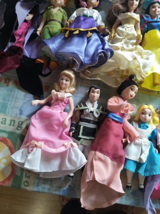 Bambole Disney in porcellana