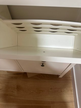 Mueble zapatero blanco