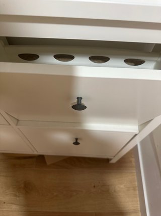Mueble zapatero blanco
