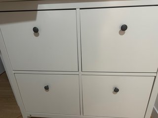 Mueble zapatero blanco