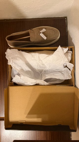 Mocasines Beige/Marrón Nuevos