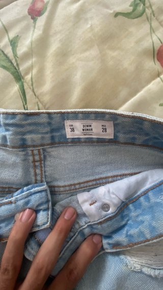 Pantalón corto vaquero
