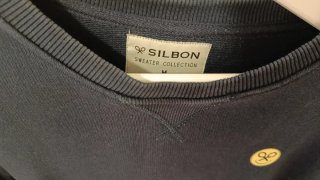 Sudadera Silbon Azul Logo Smiley
