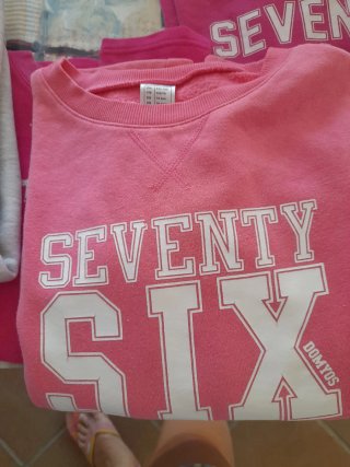 Lote 6 sudaderas gris, rosa, fucsia...